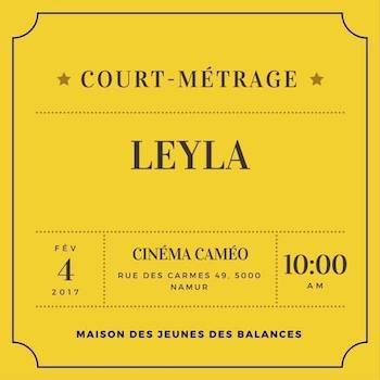 Leyla : un court-métrage aux Balances