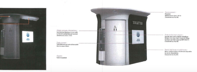 Toilettes publiques : octroi du permis d'urbanisme Toilettes publiques : octroi du permis d'urbanisme