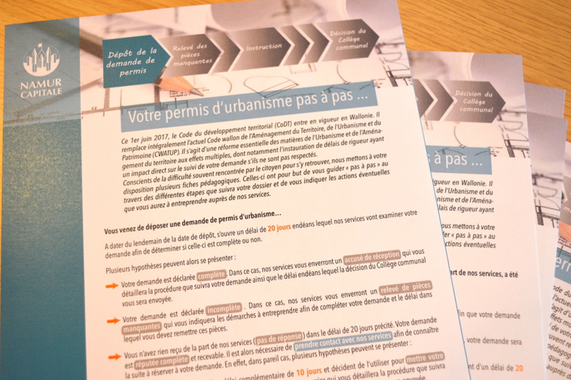 Namur est prête pour le CoDT Namur est prête pour le CoDT