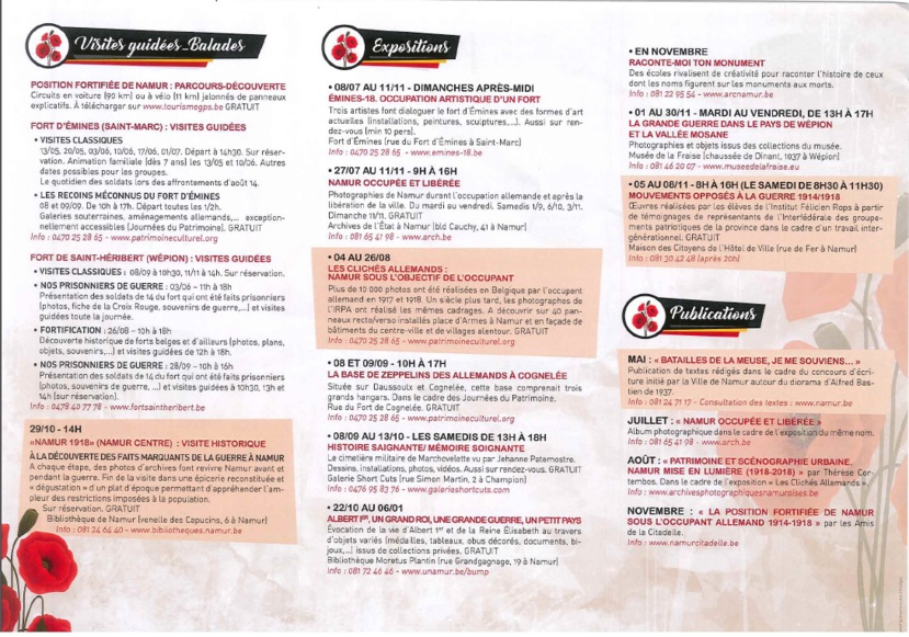 Commémorations 14-18 : Namur se souvient