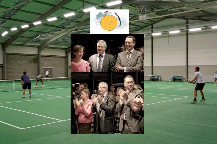 Un Hall couvert pour le TC Temploux Un Hall couvert pour le TC Temploux
