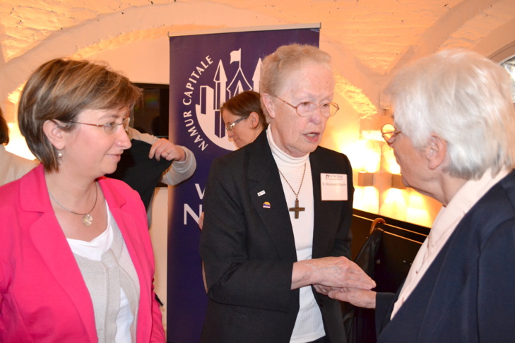 Les Soeurs de Notre-Dames (USA) visitent le Trésor d’Hugo d'Oignies Les Soeurs de Notre-Dames (USA) visitent le Trésor d’Hugo d'Oignies