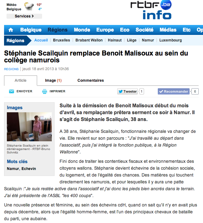 En plein déménagement