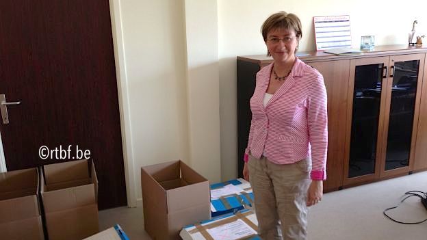 En plein déménagement