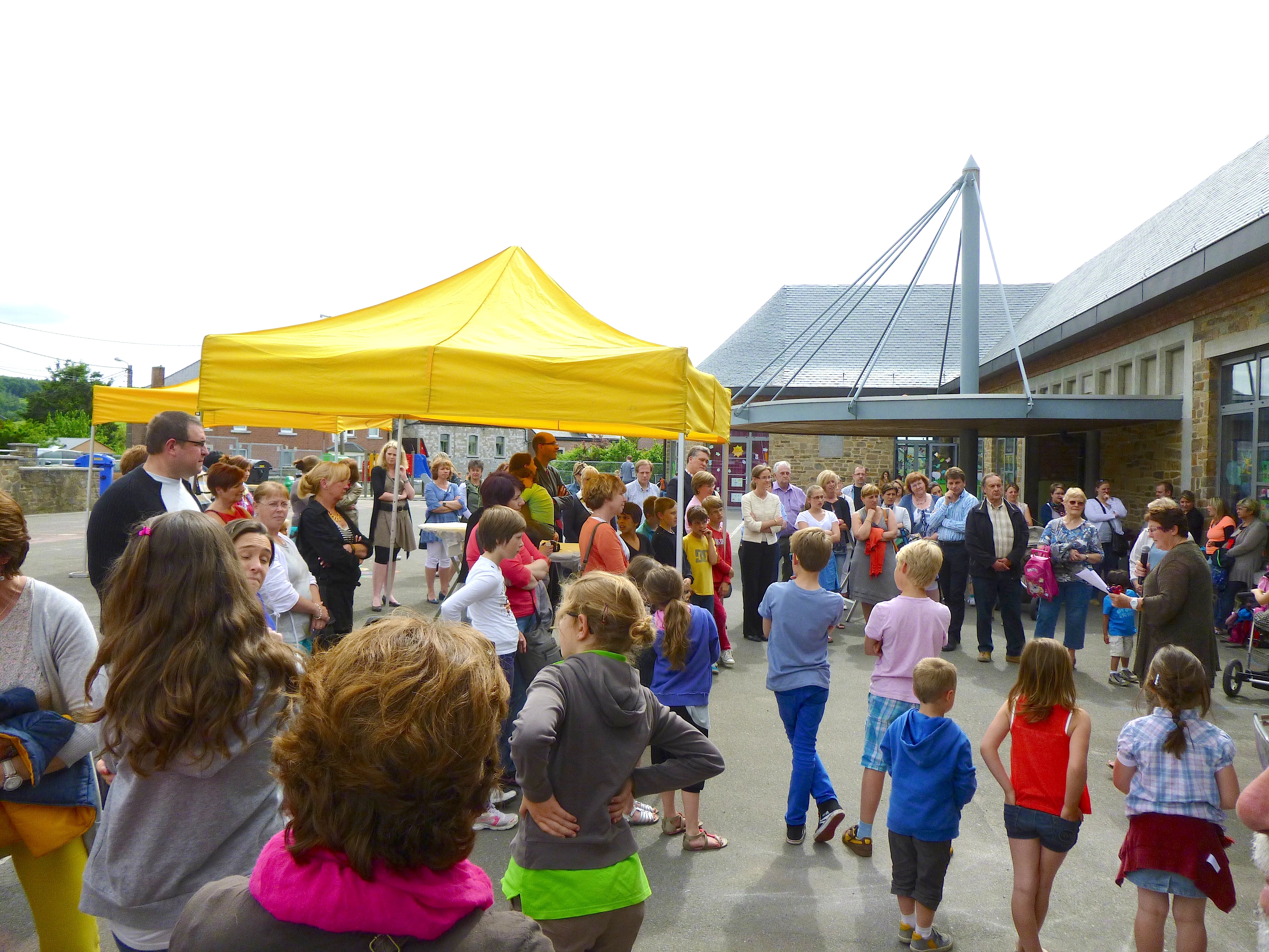 Naninne: une fresque à l’Ecole communale