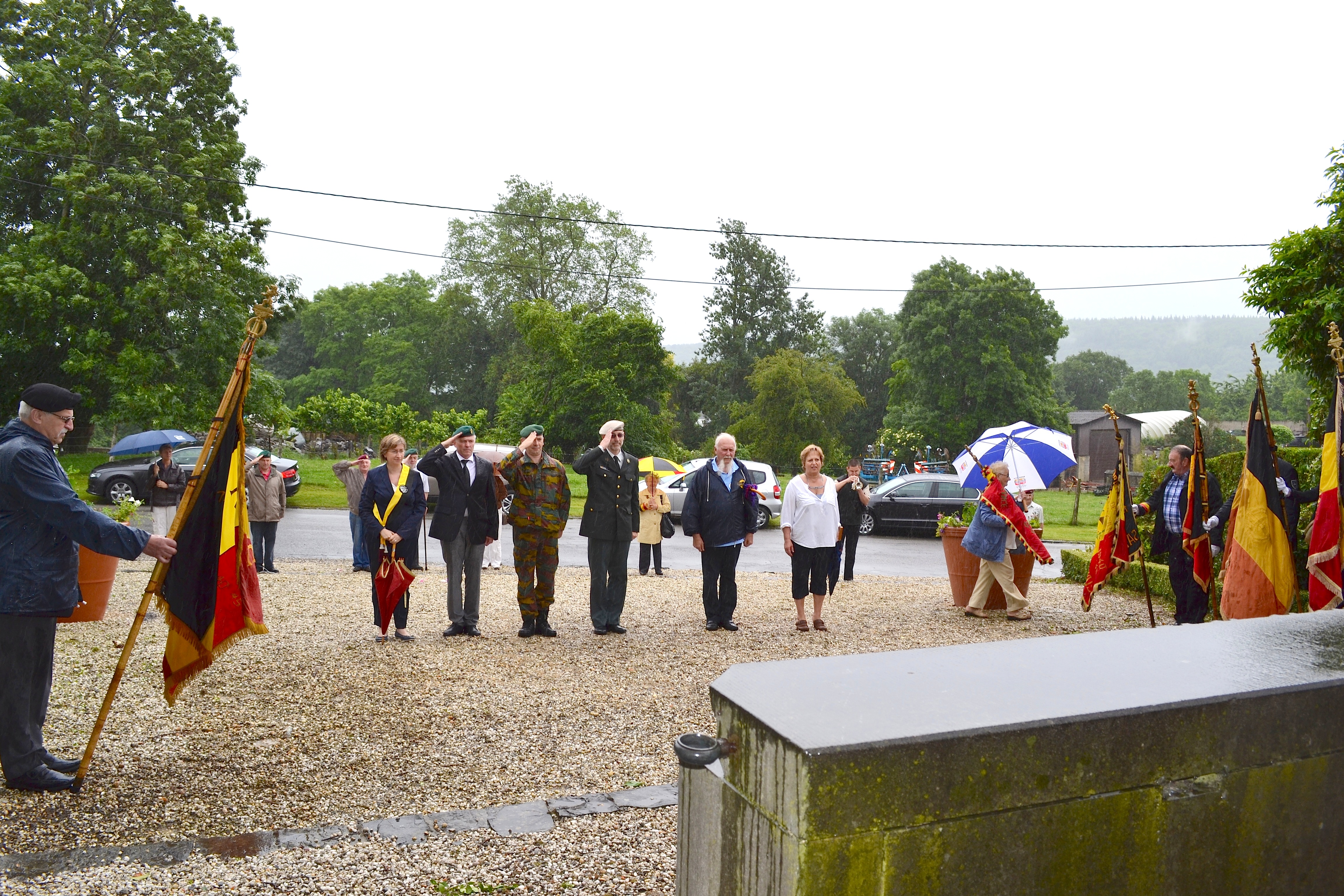Kermesse de Flawinne: l’hommage patriotique