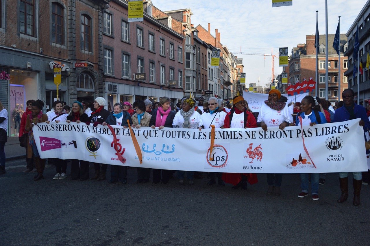 La Marche mondiale des femmes démarre à Namur