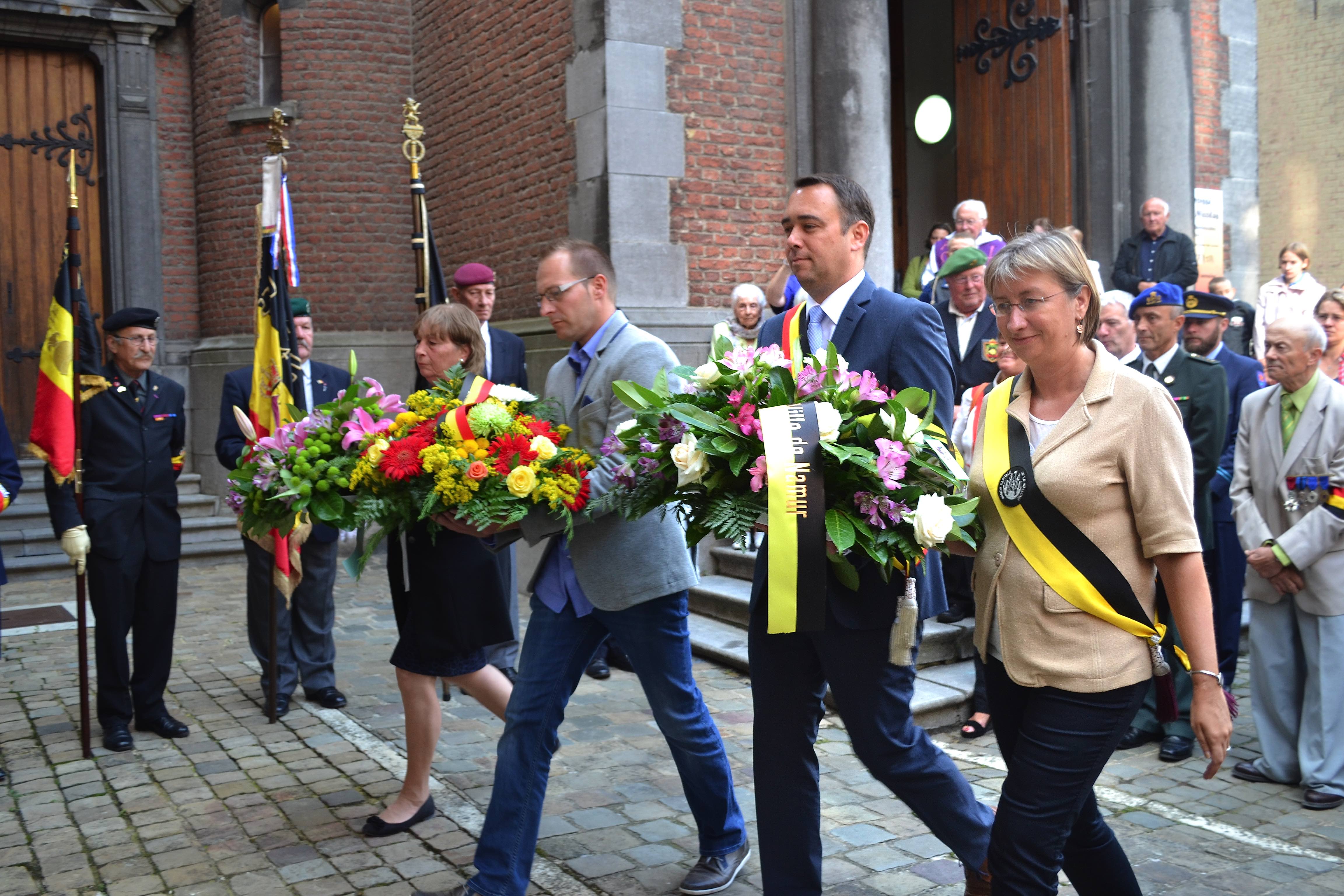 Namur bombardée le 18 août 1944