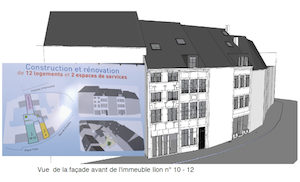 12 logements nouveaux Place l'Ilon