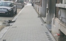 Salzinnes: réfection des trottoirs